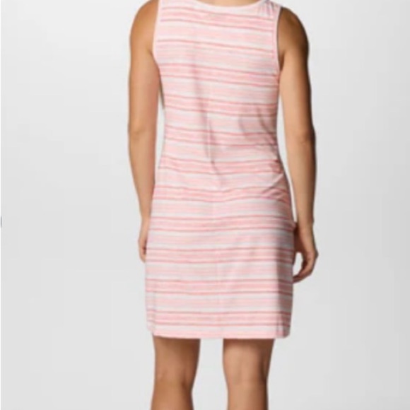 NWT! Columbia Pink and White Sheath Mini Dress - Picture 2 of 6